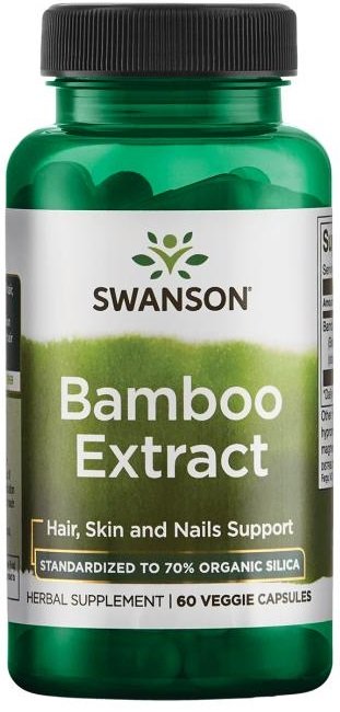 Swanson Bamboo Extract 60 vcaps