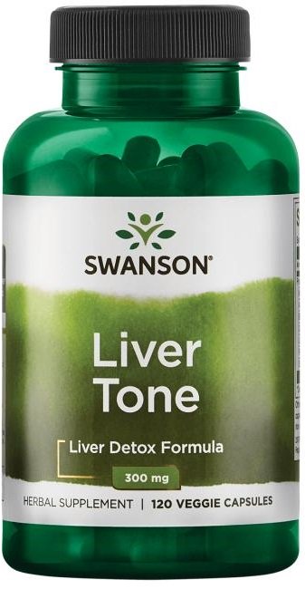 Swanson Liver Tone Liver Detox Formula 300mg 120 vcaps