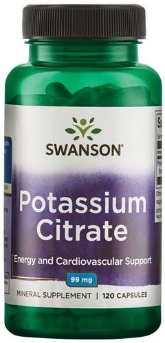 Swanson Potassium Citrate 99mg 120 caps