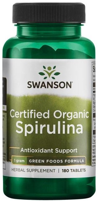 Swanson Spirulina 180 tablets