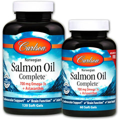 Carlson Labs Norwegian Salmon Oil Complete 120 + 60 softgels