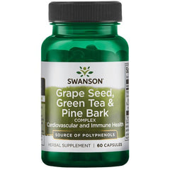 Swanson Grape Seed Green Tea & Pine Bark Complex 60 caps