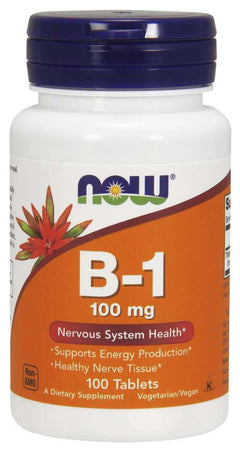NOW Foods Vitamin B-1 Thiamine 100mg 100 tabs