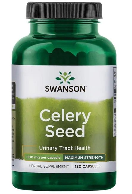 Swanson Celery Seed 500mg 180 caps