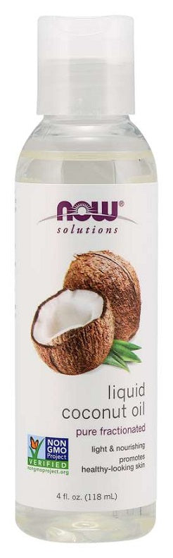 NOW Foods Coconut Oil Liquid Pure Fractionated 118 ml
