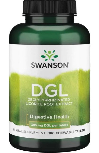 Swanson DGL 385mg  180 chewable tablets