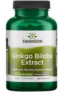 Swanson Ginkgo Biloba Extract 60mg 240 caps