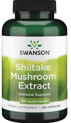 Swanson Shiitake Mushroom Extract 500mg 120 caps
