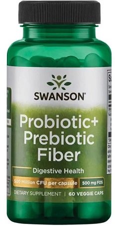 Swanson Probiotic+ Prebiotic Fiber 60 vcaps