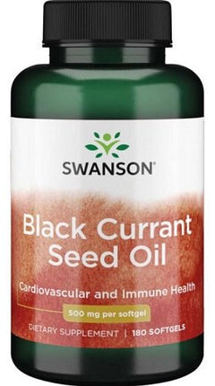 Swanson Black Currant Seed Oil 500mg 180 softgels