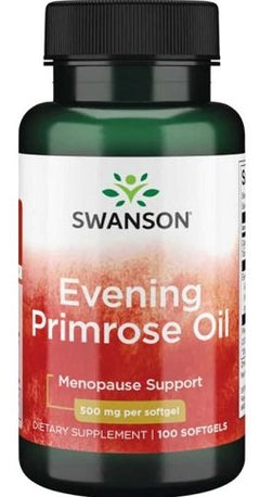 Swanson Evening Primrose Oil 500mg 100 softgels