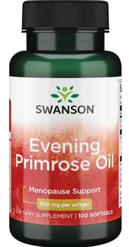 Swanson Evening Primrose Oil 500mg 100 softgels