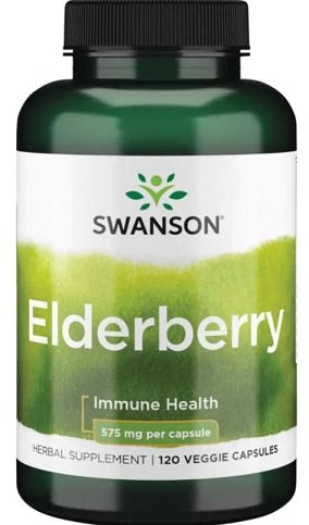 Swanson Elderberry 120 vcaps