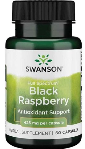 Swanson Full Spectrum Black Raspberry 425mg 60 caps