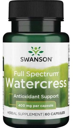 Swanson Full Spectrum Watercress 400mg 60 caps