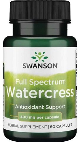 Swanson Full Spectrum Watercress 400mg 60 caps