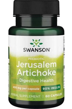 Swanson Prebiotic Jerusalem Artichoke 400mg 60 caps
