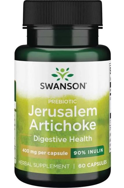Swanson Prebiotic Jerusalem Artichoke 400mg 60 caps