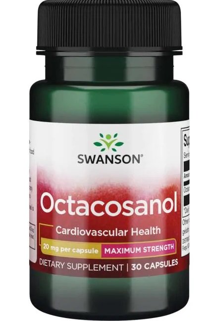 Swanson Octacosanol Maximum-Strength 20mg 30 caps