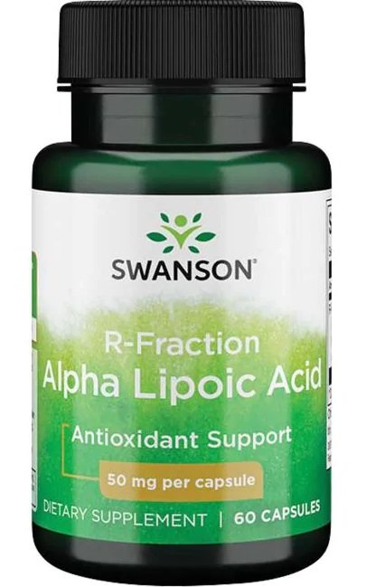 Swanson R-Fraction Alpha Lipoic Acid 50mg 60 caps