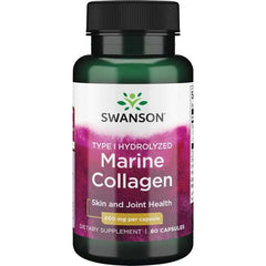 Swanson Type I Hydrolyzed Marine Collagen 60 caps