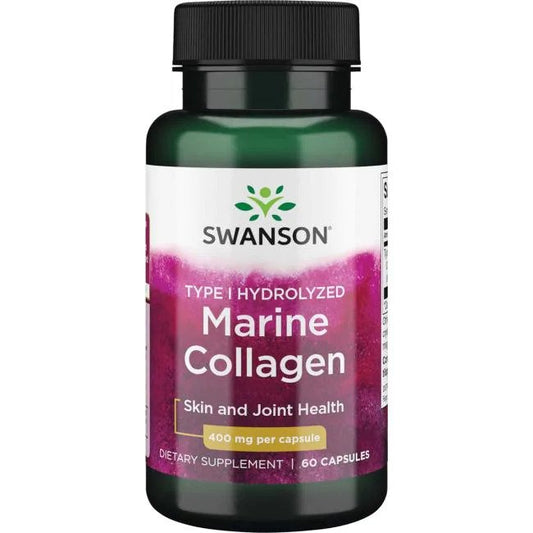 Swanson Type I Hydrolyzed Marine Collagen 60 caps