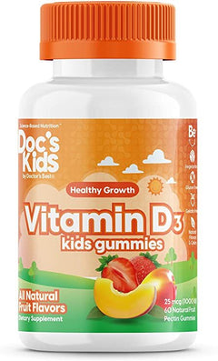 Doctor's Best Vitamin D3 Kid's Gummies Fruit Flavours 60 gummies