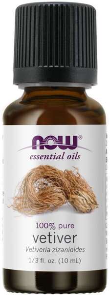 NOW Foods Essential Oil Vetiver Oil 10 ml