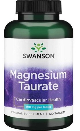 Swanson Magnesium Taurate 100mg 120 tablets