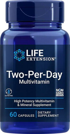 Life Extension Two-Per-Day Multivitamin 60 caps