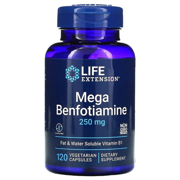 Life Extension Mega Benfotiamine 250mg 120 vcaps