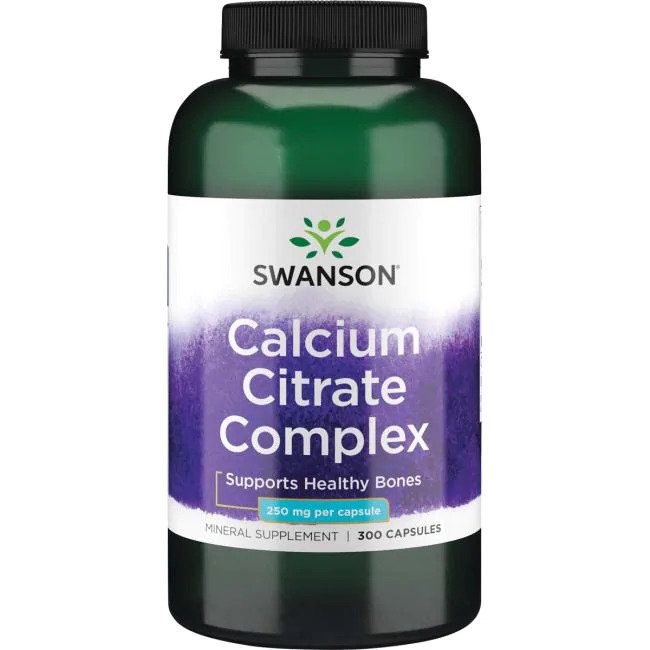 Swanson Calcium Citrate Complex 250mg 300 caps