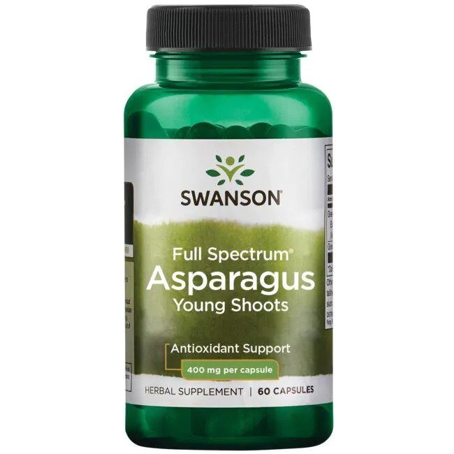 Swanson Full Spectrum Asparagus Young Shoots 400mg 60 caps