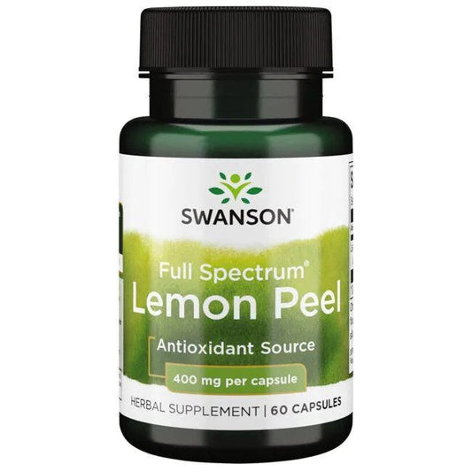 Swanson Full Spectrum Lemon Peel 400mg 60 caps