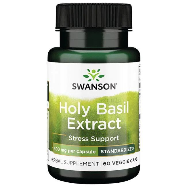 Swanson Holy Basil Extract 400mg 60 vcaps