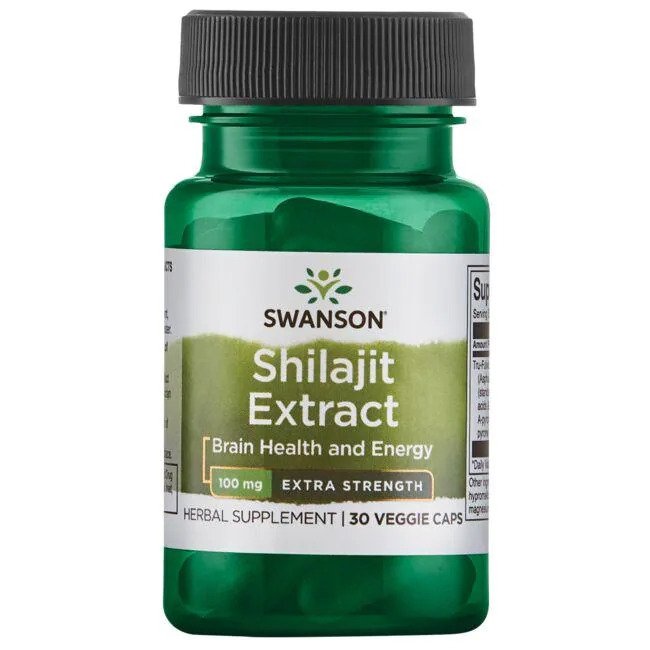 Swanson Shilajit Extract 100mg 30 vcaps