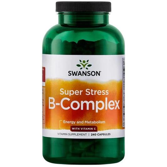Swanson Super Stress B-Complex with Vitamin C 240 caps