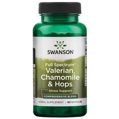 Swanson Full Spectrum Valerian Chamomile & Hops 60 caps