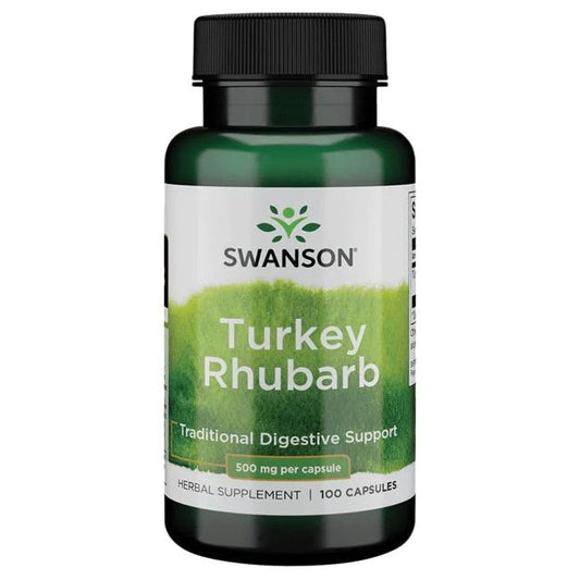 Swanson Turkey Rhubarb 100 caps