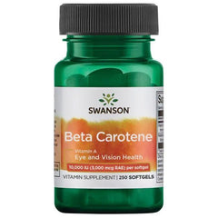 Swanson Beta-Carotene (Vitamin A) 10 000 IU 250 softgels