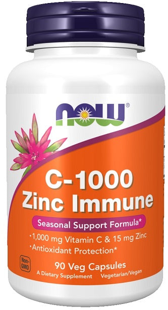 NOW Foods C-1000 Zinc Immune 90 vcaps