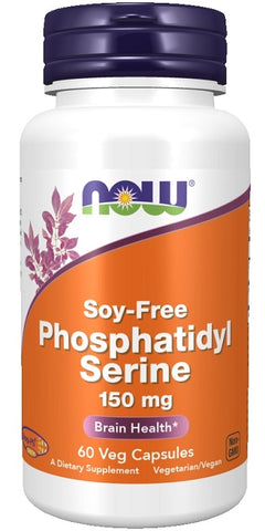 NOW Foods Phosphatidyl Serine 150mg Soy Free 60 vcaps