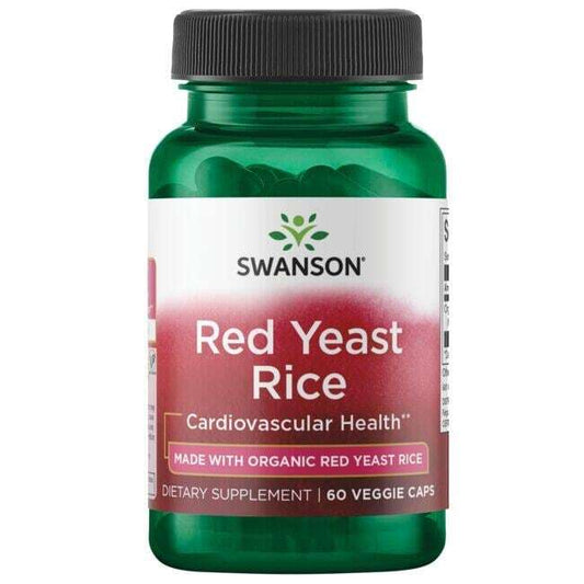Swanson Red Yeast Rice 600mg 60 vcaps