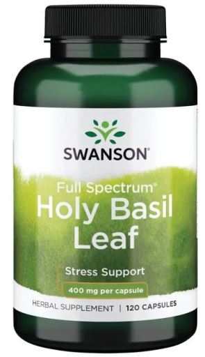 Swanson Holy Basil Leaf 400mg 120 caps