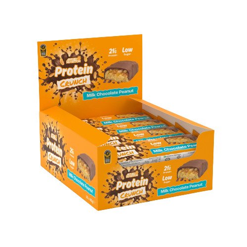 Applied Nutrition Applied Protein Crunch Bar Milk Chocolate Peanut 12 x 65g