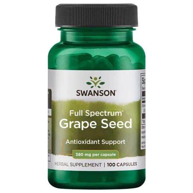 Swanson Full Spectrum Grape Seed 380mg 100 caps