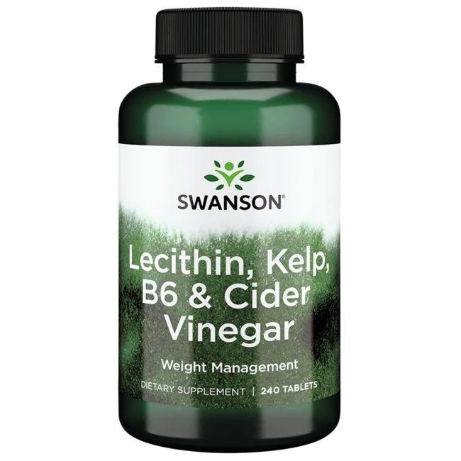 Swanson Lecithin Kelp B6 & Cider Vinegar 240 tablets