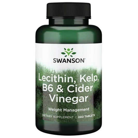 Swanson Lecithin Kelp B6 & Cider Vinegar 240 tablets