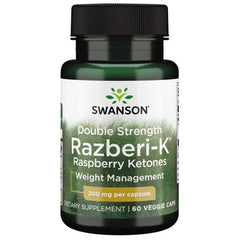 Swanson Double Strength Razberi-K 200mg 60 vcaps