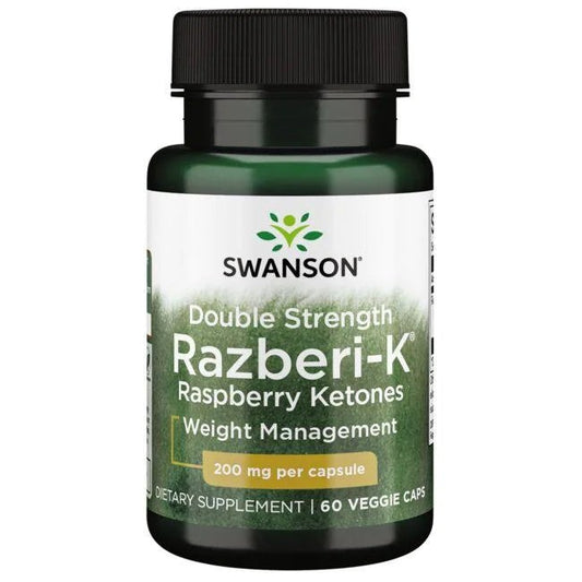 Swanson Double Strength Razberi-K 200mg 60 vcaps